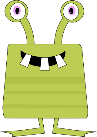Silly Monster Clip Art   Silly Monster Image