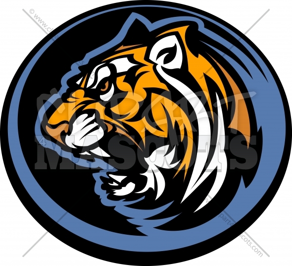 Tiger Mascot Graphic   Clipart 4 Mascots   Quality Team Mascots And