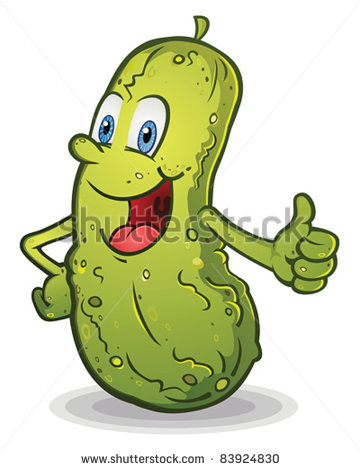 Animated Pickle Clipart Smiling Thumbs Up Pickle