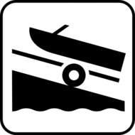 Art Map Symbols Boat Trailer Clip Art Sign Black Map Symbols Road