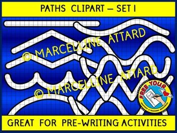 Clipart Great For Pre Writing Activities Games   Enhance Fine Motor