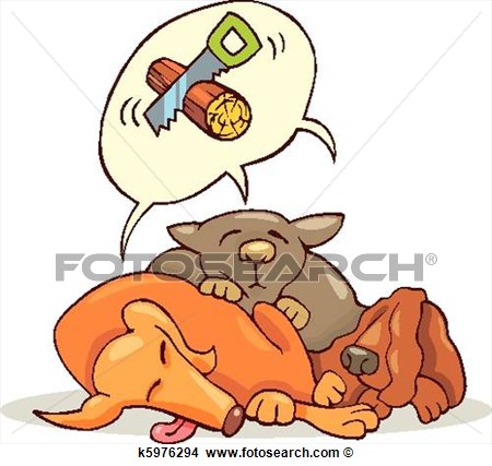Clipart   Sleeping Dogs  Fotosearch   Search Clip Art Illustration