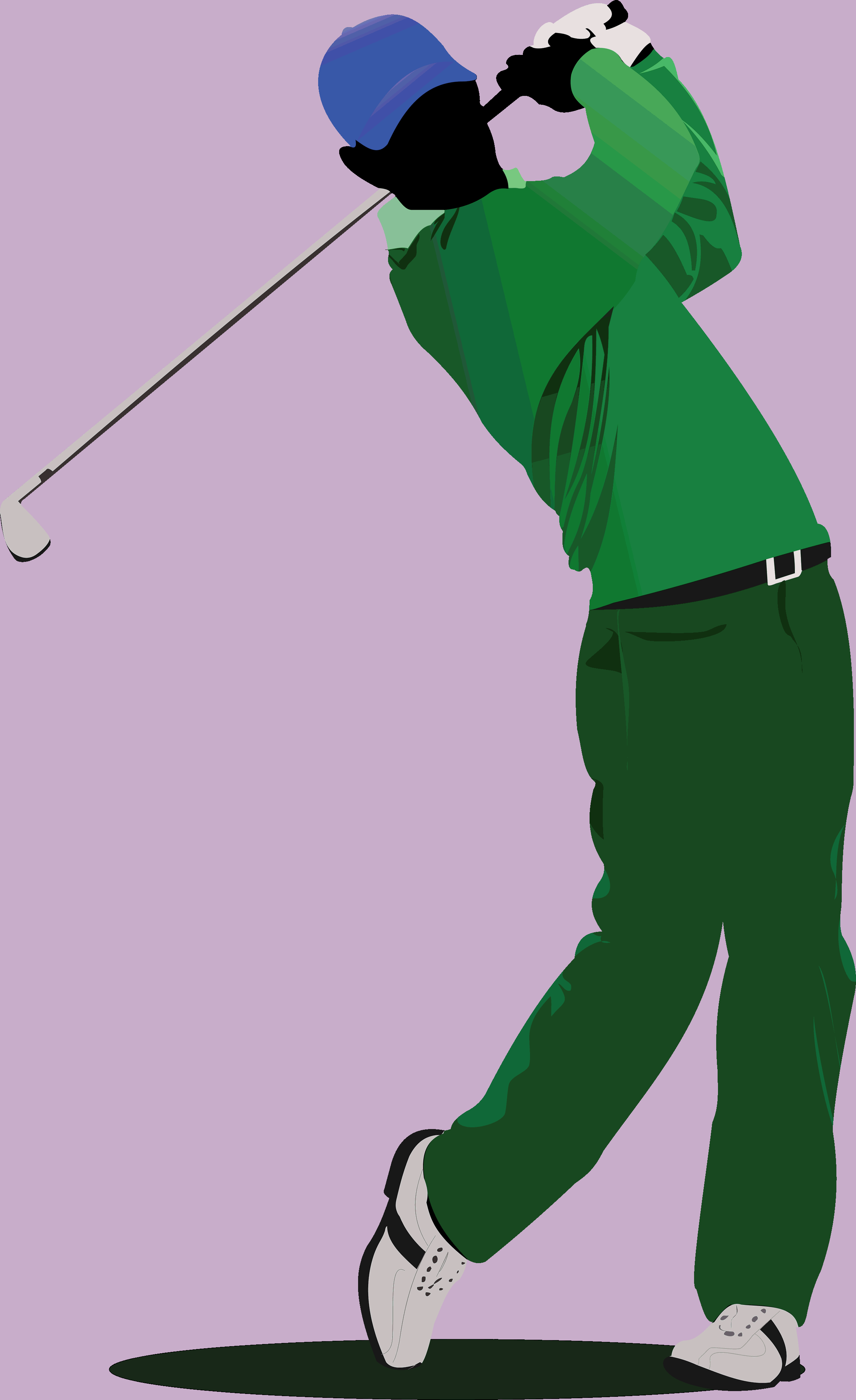 Golfer Silhouette Clip Art