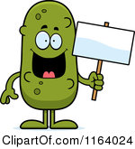 Green Dill Pickle Clipart Illustration By Mister Elements  13893