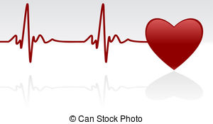 Heartbeat   Editable Vector Background   Heart And Heartbeat