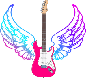 How To Draw A Guitar With Wings