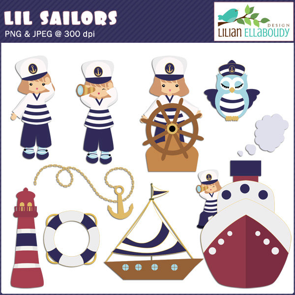 Nautical Sailing Clipart Sailor Kids Clip Art Sailor By Bylilmade