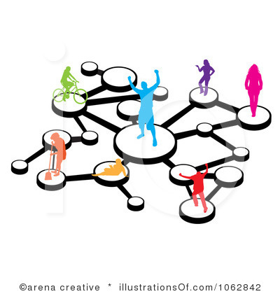 Network Clipart Royalty Free Social Network Clipart Illustration