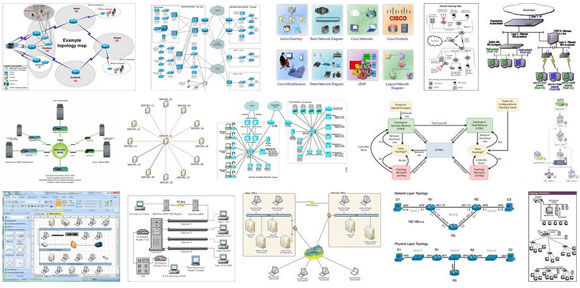 Network Topology In Powerpoint Using Shapes   Powerpoint Presentation