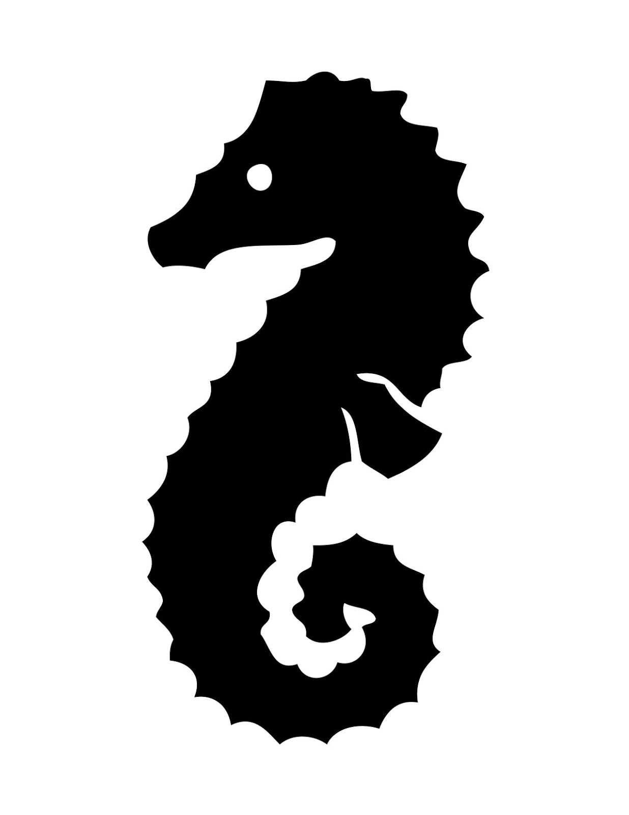 Simple Seahorse Silhouette   Clipart Panda   Free Clipart Images
