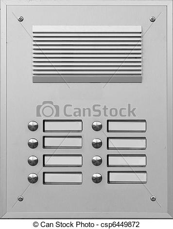 Stock Photo   Intercom In The Entry Of A House   Stock Image Images    