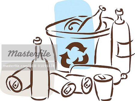 The Recycling Of Cans And Bottles Stock Photo   Premium Royalty Free