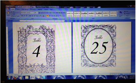 Type The Numbers And Added Them To The Framed Clipart