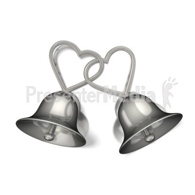 Wedding Heart Bells   Holiday Seasonal Events   Great Clipart For