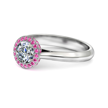 Wedding Rings With Pink Sapphires