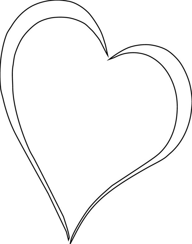 White Heart Clip Art   Clipart Best