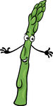 Asparagus Cartoon Clipart