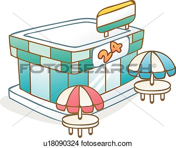 Clipart Of Cutie Icon Icons Convenience Store Buildings Building