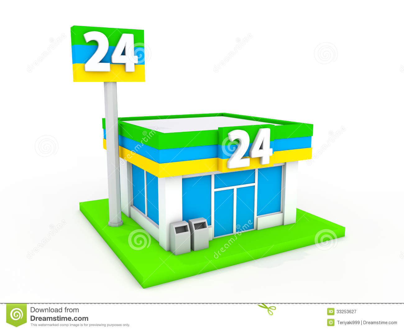 Convenience Store Royalty Free Stock Photography   Image  33253627