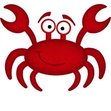 Displaying 20  Images For   Cute Crab Clipart   