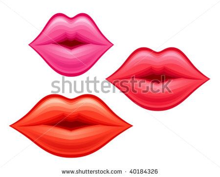 Lips Stock Vector Illustration 40184326   Shutterstock