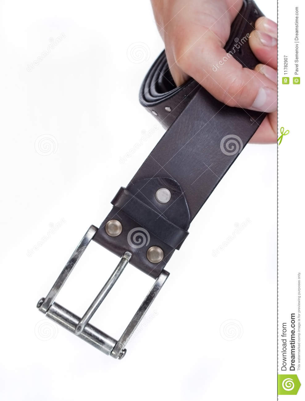Man S Hand Holding A Strap Royalty Free Stock Photography   Image    
