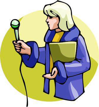 Student Reporter Clipart