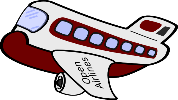 Cartoon Airplane Clip Art At Clker Com   Vector Clip Art Online