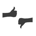 Clip Art Image Gallery   Similar Image  Black And White Thumbs Down    