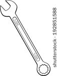Combination Wrench Clipart Combination Wrench