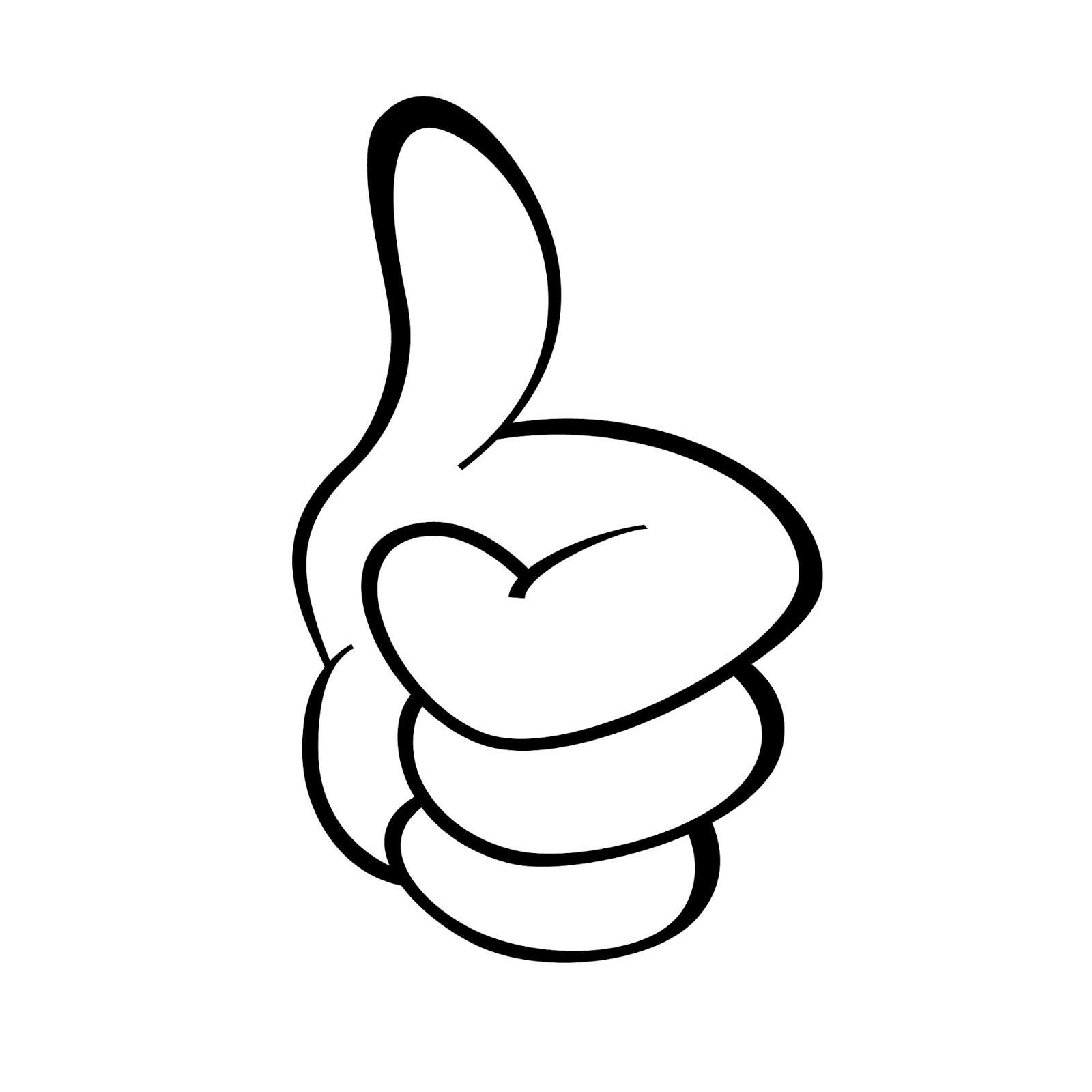 Displaying 17  Images For   Thumbs Up Clip Art Black And White   