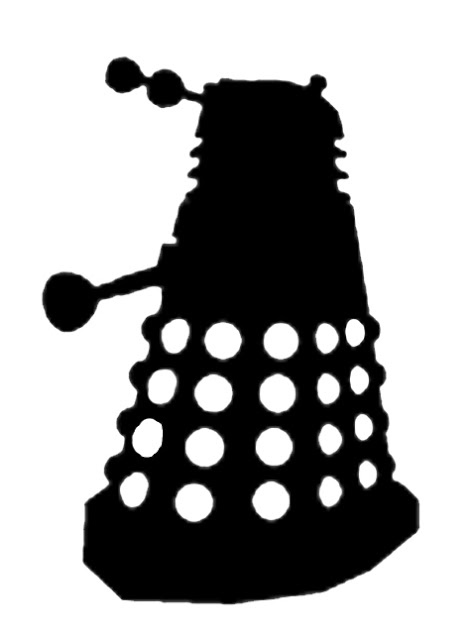 Doodlecraft  Doctor Who Stencil Silhouette Outline Clipart Mania 