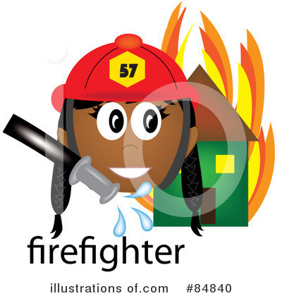 Firefighter Clipart  84840 By Pams Clipart   Royalty Free  Rf  Stock    