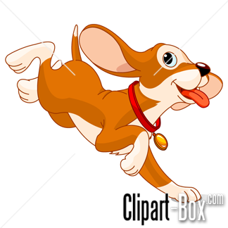 Related Happy Dog Running Cliparts