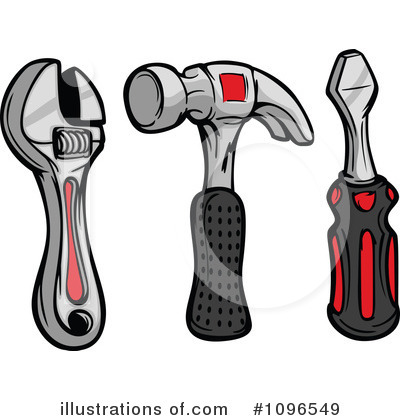 Royalty Free  Rf  Tools Clipart Illustration By Chromaco   Stock