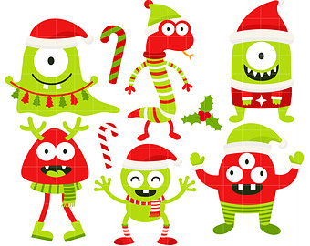 Similar To Clipart   Clip Art   Christmas Clipart   Monster Christmas