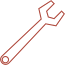 Spanner Outline   Http   Www Wpclipart Com Tools Hand Tools Wrench