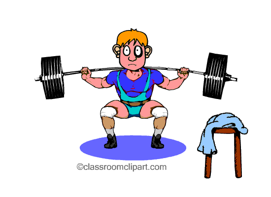 Sports Animated Clipart  Weightlifting 812cc   Classroom Clipart