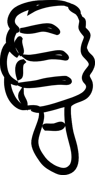 Thumbs Up Clipart Black And White Thumbs Down Black And White Hi Png