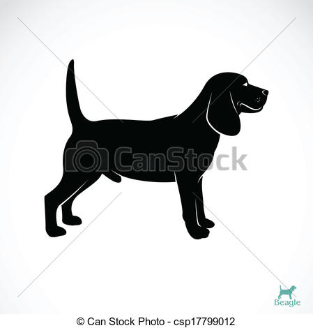Vector   Vector Image Of An Dog Beagle   Stock Illustration Royalty