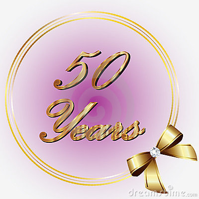 50 Years Anniversary Royalty Free Stock Images   Image  23678509