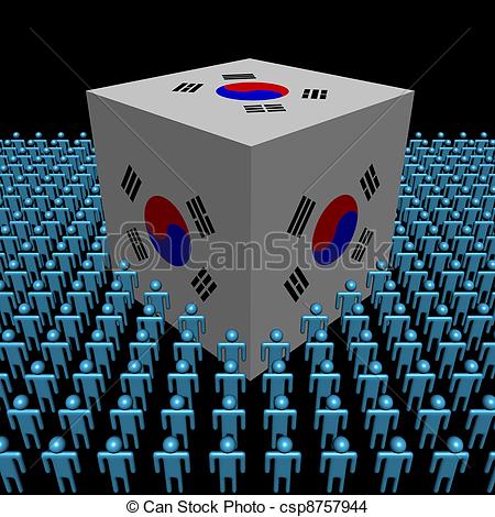 Cube People Illustration   South Korean    Csp8757944   Search Clip