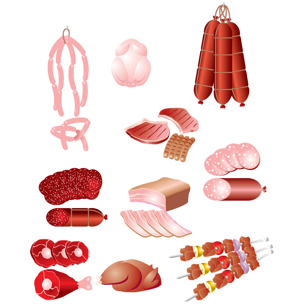 Free Clip Arts  Meat Products Clip Arts Vectors