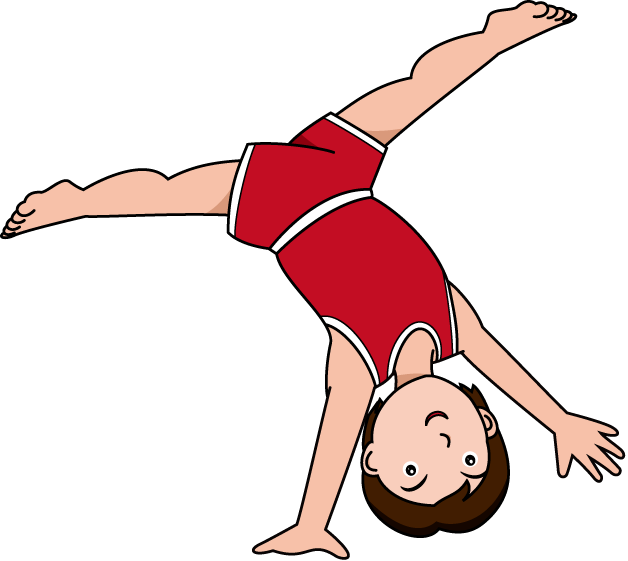 Free Gymnastics Clip Art Line