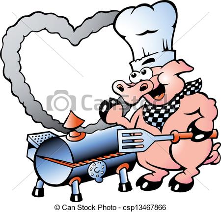 Funny Pig Clipart For Pig Bbq Clipart