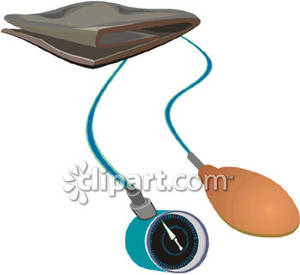 Sphygmomanometer   Royalty Free Clipart Picture