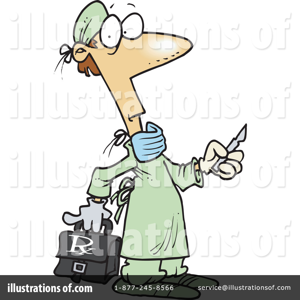 Surgeon Clipart  1048795   Illustration By Ron Leishman