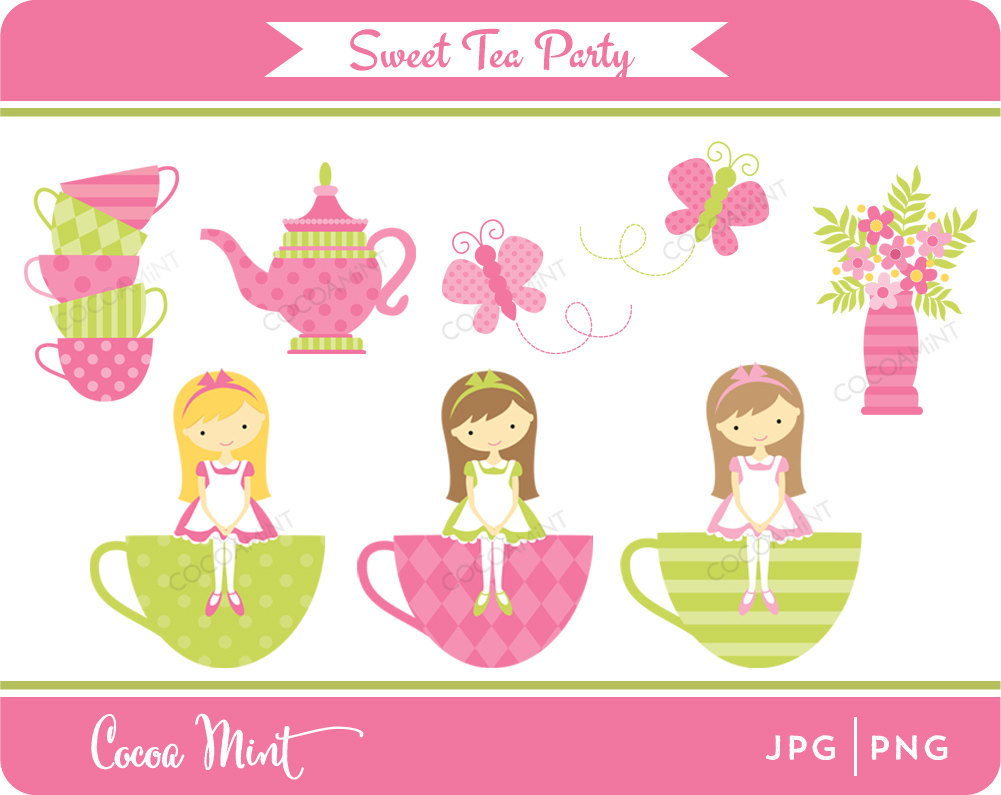 Sweet Tea Party Clip Art October 11 2015 At 05 06am