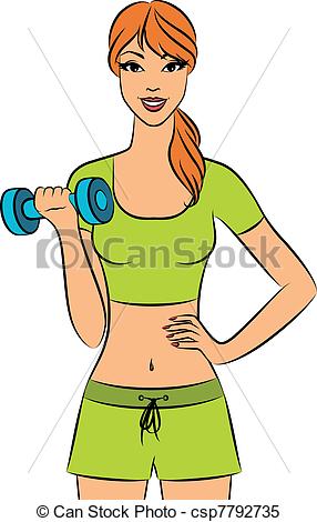 Women Fitness Clip Art