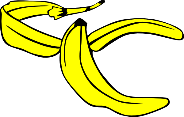 Banana Peel Clip Art At Clker Com   Vector Clip Art Online Royalty
